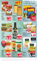 Gazetka promocyjna Kaufland - OFERTA TYGODNIA - Gazetka - ważna od 06.10 do 06.10.2021 - strona 31 - produkty: Makaron, Ser, Mus, Gin, Rio Mare, Cukier, Zupa, Produkty mrożone, McCain, Miód, Tuńczyk, Oliwa z oliwek, Pudliszki, Cukier trzcinowy, Bigos, Frytki, Musztarda, Hortex