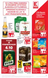 Gazetka promocyjna Kaufland - OFERTA TYGODNIA - Gazetka - ważna od 06.10 do 06.10.2021 - strona 33 - produkty: Piwa, Piwo, Koc, Gra, Chipsy, Okocim