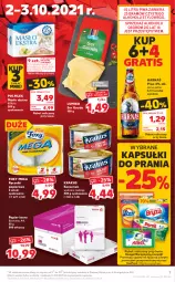 Gazetka promocyjna Kaufland - OFERTA TYGODNIA - Gazetka - ważna od 06.10 do 06.10.2021 - strona 7 - produkty: Piwa, Piwo, Krakus, Ser, Gra, Papier, Ręcznik, Foxy, POLMLEK, Gouda, Ręczniki papierowe, Kapsułki do prania, Waga, Harnaś, Masło