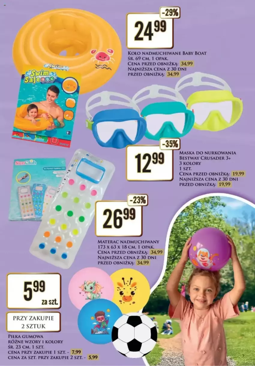 Gazetka promocyjna Dino - ważna 26.05 do 31.05.2025 - strona 7 - produkty: Maska, Materac, Tera