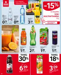 Gazetka promocyjna Selgros - Oferta spożywcza - Gazetka - ważna od 03.02 do 03.02.2021 - strona 16 - produkty: Sok pomarańczowy, Sok, Mus, Gra, Granat, Napoje, Fortuna, Tiger, Tymbark, Cappy, Kubuś, Woda, Cisowianka, LG