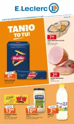 Gazetka promocyjna E Leclerc - Gazetka - ważna od 17.11 do 17.11.2025 - strona 1 - produkty: Majonez, Makaron, Sos, Sok, Gin, Szynka, Babuni, Spaghetti, Czekolada, Barilla, Lisner, Mleko