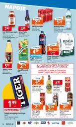 Gazetka promocyjna E Leclerc - Gazetka - ważna od 17.11 do 17.11.2025 - strona 16 - produkty: Piwo, Sok, Mus, Napój energetyczny, Coca-Cola, Tran, Warka, Paola, LANA, Pepsi, Carlsberg, Tiger, Napój gazowany, Tymbark, Syrop, Oshee, Cappy, Woda mineralna, Woda, Napój, Nektar