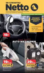 Gazetka promocyjna Netto - Od Czwartku - Gazetka - ważna od 25.01 do 25.01.2026 - strona 1 - produkty: Elektronika, Odkurzacz, Pokrowiec na kierownicę, Silan, Pokrowiec, Kompresor
