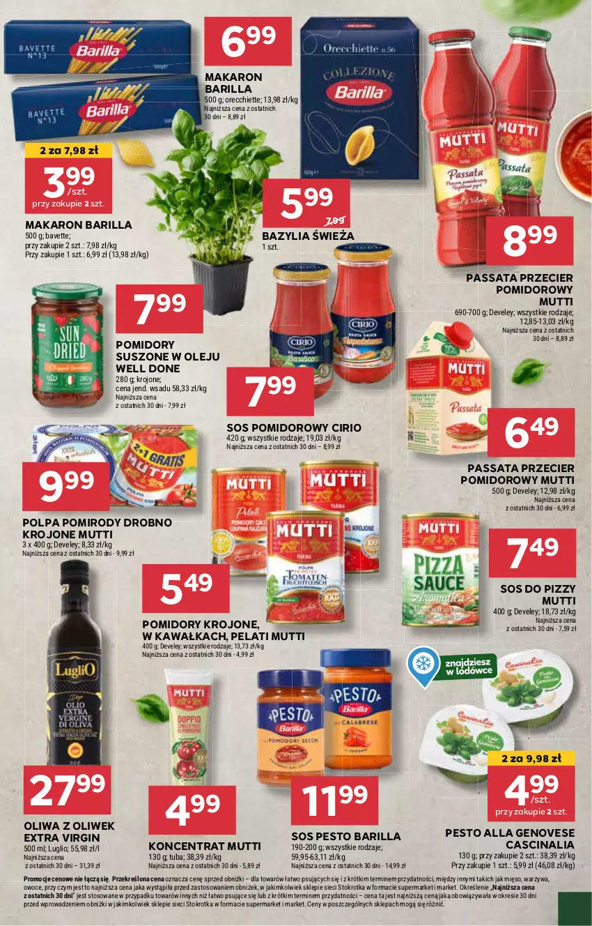 Gazetka promocyjna Stokrotka - Supermarket Opole/Radom - ważna 07.11 do 13.11.2024 - strona 15 - produkty: Barilla, Bazyl, Bazylia, Gin, Kawa, Makaron, Olej, Oliwa, Oliwa z oliwek, Owoce, Pesto, Pomidory, Pomidory krojone, Sos, Sos do pizzy, Sos pomidorowy, Warzywa