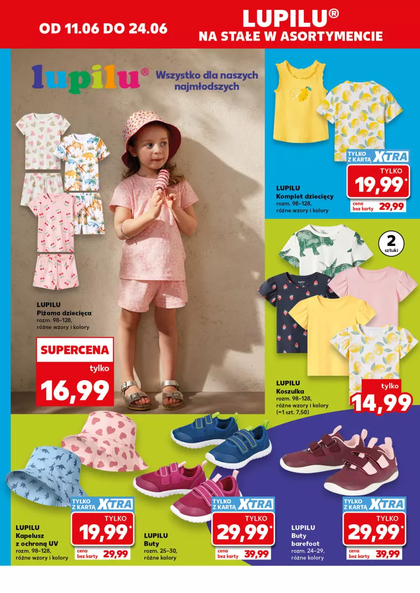 Gazetka promocyjna Kaufland - Kaufland - ważna 11.06 do 24.06.2026 - strona 14 - produkty: Buty, Dzieci, Kosz, Koszulka, Piżama