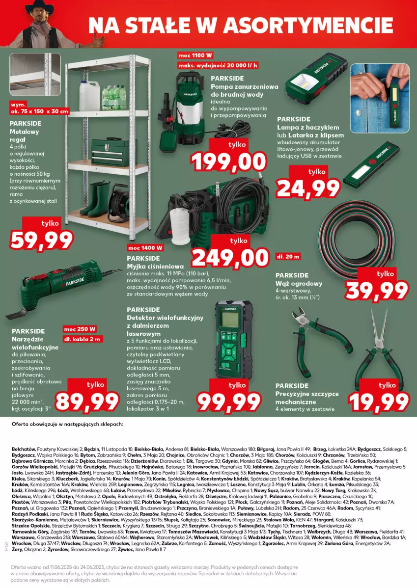 Gazetka promocyjna Kaufland - Kaufland - ważna 11.06 do 24.06.2026 - strona 17 - produkty: Akumulator, BIC, Chrzan, Dior, Fa, Haczyk, Inka, K2, Lampa, Myjka ciśnieniowa, Orka, Parkside, Piast, Podlaski, Przewód, Rama, Sok, Sos, Szczypce, Top, Wino