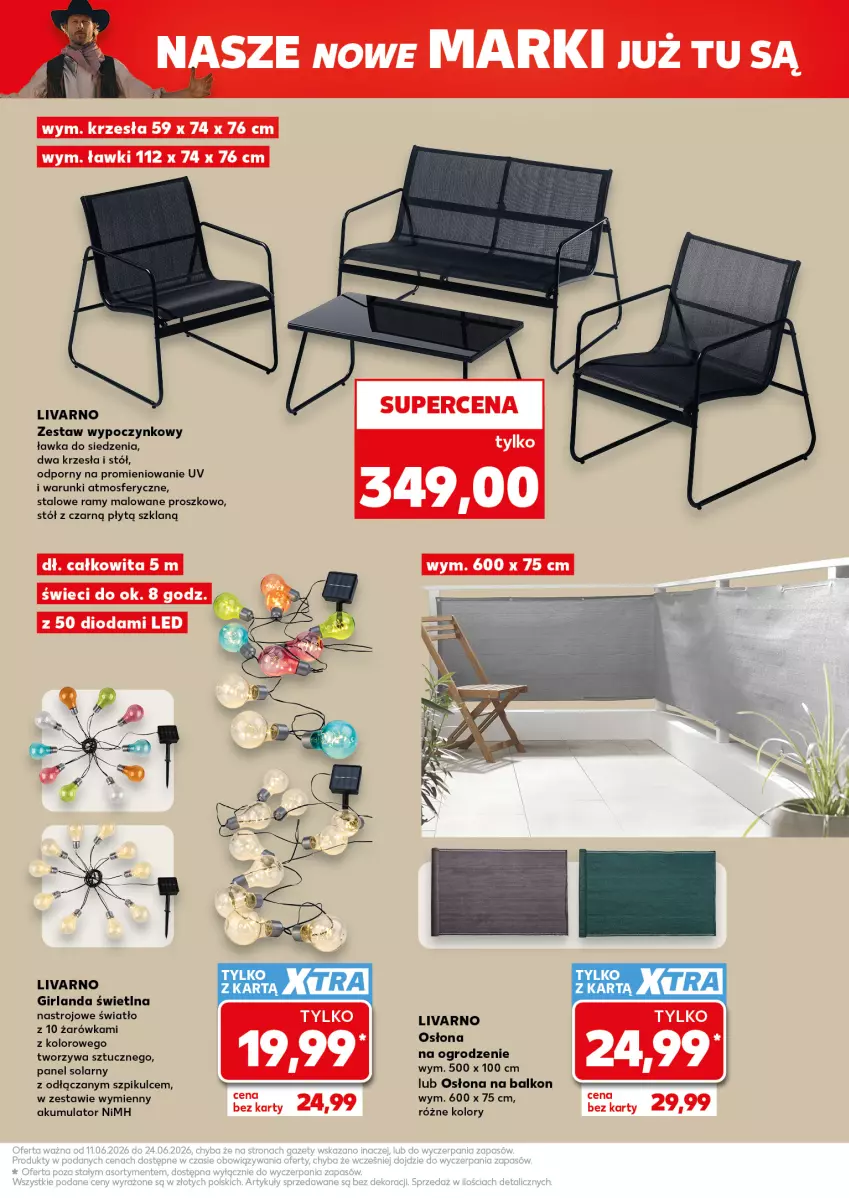 Gazetka promocyjna Kaufland - Kaufland - ważna 11.06 do 24.06.2026 - strona 5 - produkty: Akumulator, Girlanda, Ivar, Por, Stół
