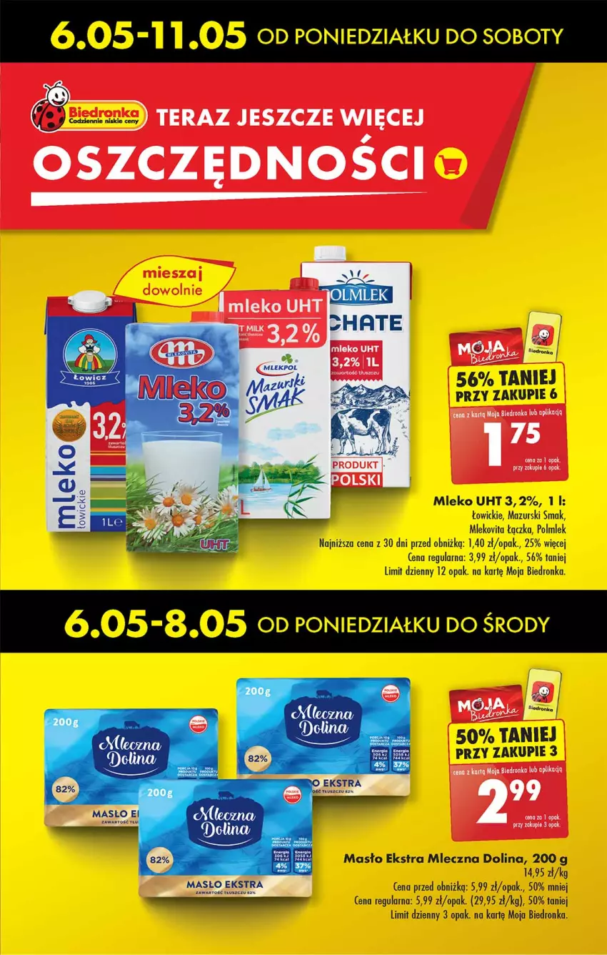 Gazetka promocyjna Biedronka - Od Poniedziałku - ważna 06.05 do 11.05.2024 - strona 3 - produkty: Masło