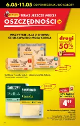 Gazetka promocyjna Biedronka - Od Poniedziałku - Gazetka - ważna od 11.05 do 11.05.2024 - strona 4 - produkty: Ser, Jaja, Tera, Podlaski, Gouda