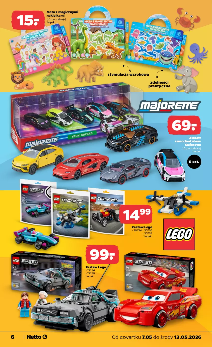 Gazetka promocyjna Netto - Od Czwartku - ważna 07.05 do 13.05.2026 - strona 6 - produkty: Chodzik, Klej, LEGO