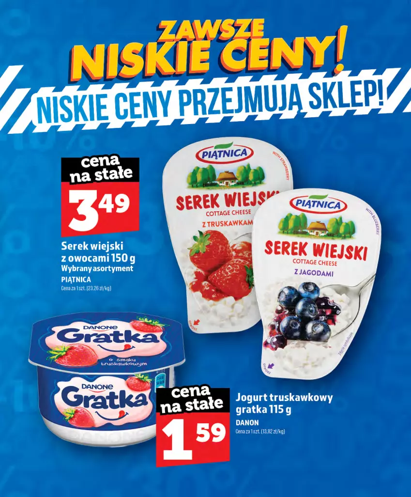 Gazetka promocyjna Topaz - Gazetka - ważna 01.07 do 01.12.2026 - strona 16 - produkty: Danone, Ser, Serek, Serek wiejski