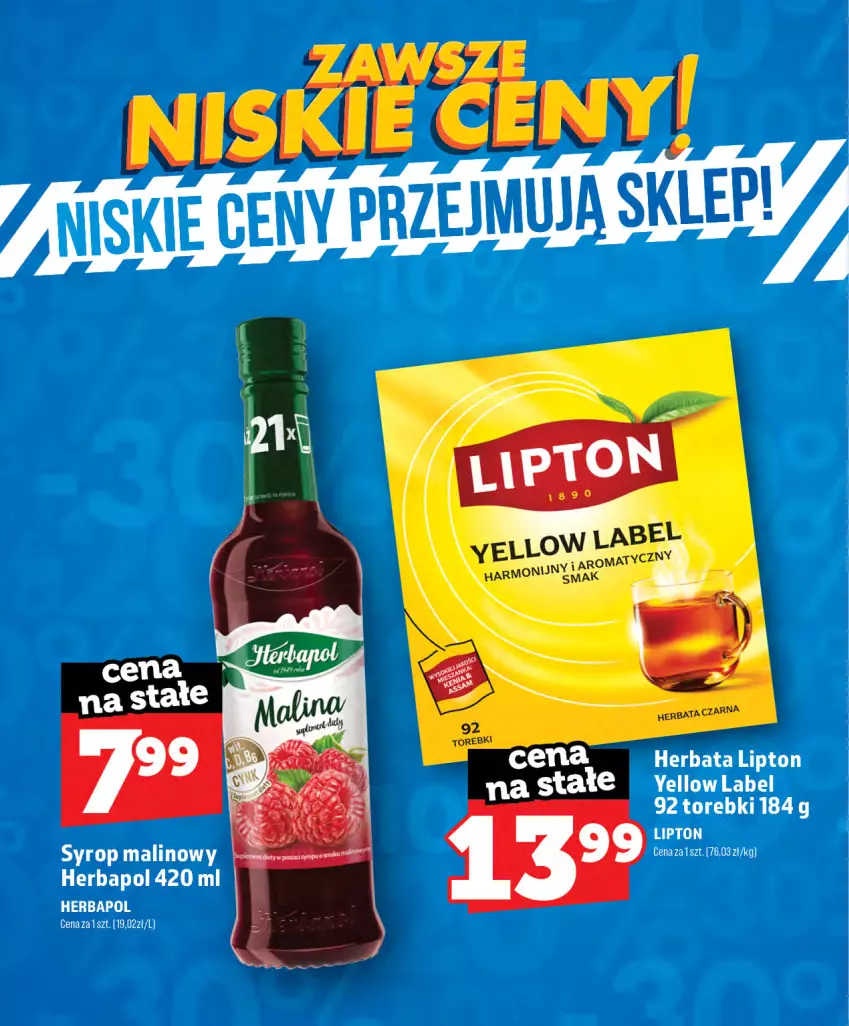 Gazetka promocyjna Topaz - Gazetka - ważna 01.07 do 01.12.2026 - strona 61 - produkty: Herbapol, Herbata, Lipton, Syrop, Wella