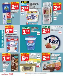 Gazetka promocyjna Topaz - Gazetka - Gazetka - ważna od 04.02 do 04.02.2026 - strona 6 - produkty: Top, Ser, Por, Danone, Rama, Jogurt, Mleko smakowe, Rolmlecz, Actimel, Serek, Margaryna, Mule, Flora, Mleko, Fa