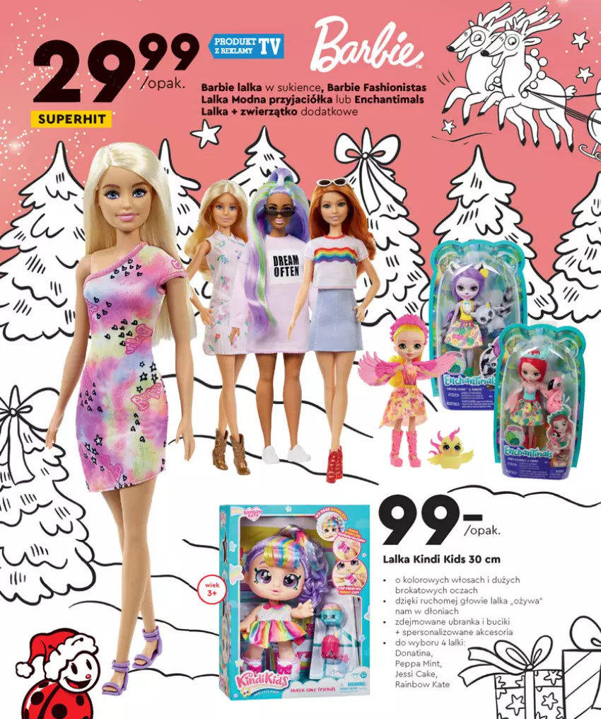 Gazetka promocyjna Biedronka - Kraina Zabawek - ważna 08.11 do 24.12.2021 - strona 34 - produkty: Barbie, Enchantimals, Fa, Lalka