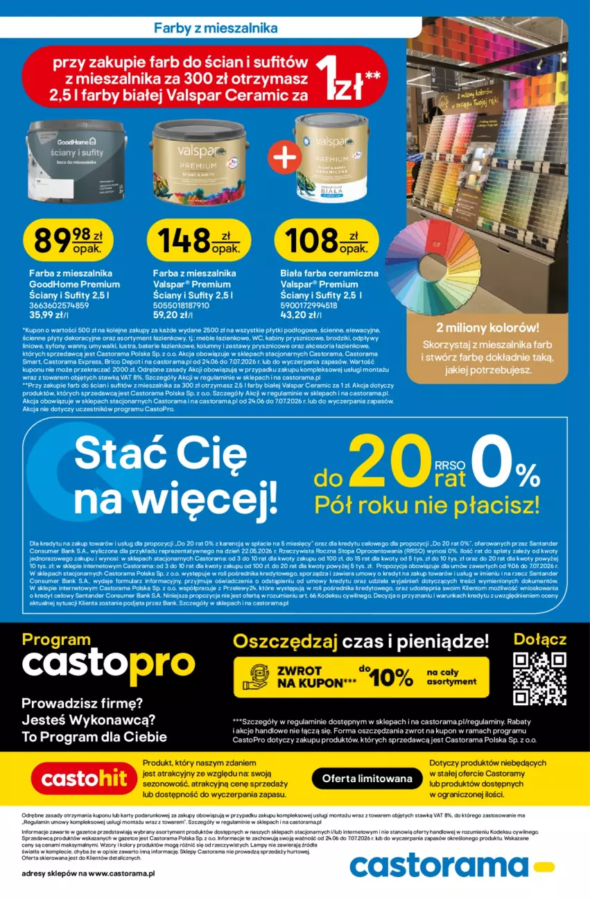 Gazetka promocyjna Castorama - Gazetka Łazienka 24.06-7.07 - ważna 24.06 do 07.07.2026 - strona 26