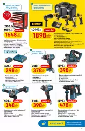 Gazetka promocyjna Castorama - Gazetka Łazienka 24.06-7.07 - Gazetka - ważna od 07.07 do 07.07.2026 - strona 15 - produkty: Młot udarowy, Rum, Wiertarka, Walizka, Szlifierka kątowa, Wiertarkowkrętarka, Warka, Tarka, Szafka, Lampa LED, Wkręt, Młot, Młotowiertarka, Wkrętarka, Narożnik, Szlifierka, Pilarka tarczowa, Astor, Lampa, Klucz udarowy, Akumulator