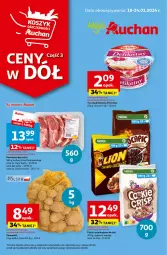 Gazetka promocyjna Auchan - Gazetka Ceny w dół Część 3 Moje Auchan - Gazetka - ważna od 24.01 do 24.01.2024 - strona 1 - produkty: Twaróg, Ziemniaki, Twaróg delikatny, Siatka, Kotlet, Danio, Rzodkiewka