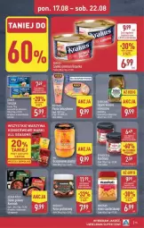 Gazetka promocyjna Aldi - Pełna oferta - Gazetka - ważna od 21.08 do 21.08.2026 - strona 15 - produkty: Krakus, Warzywa, Ser, Koc, Szynka premium, Szynka, Tuńczyk, Lisner