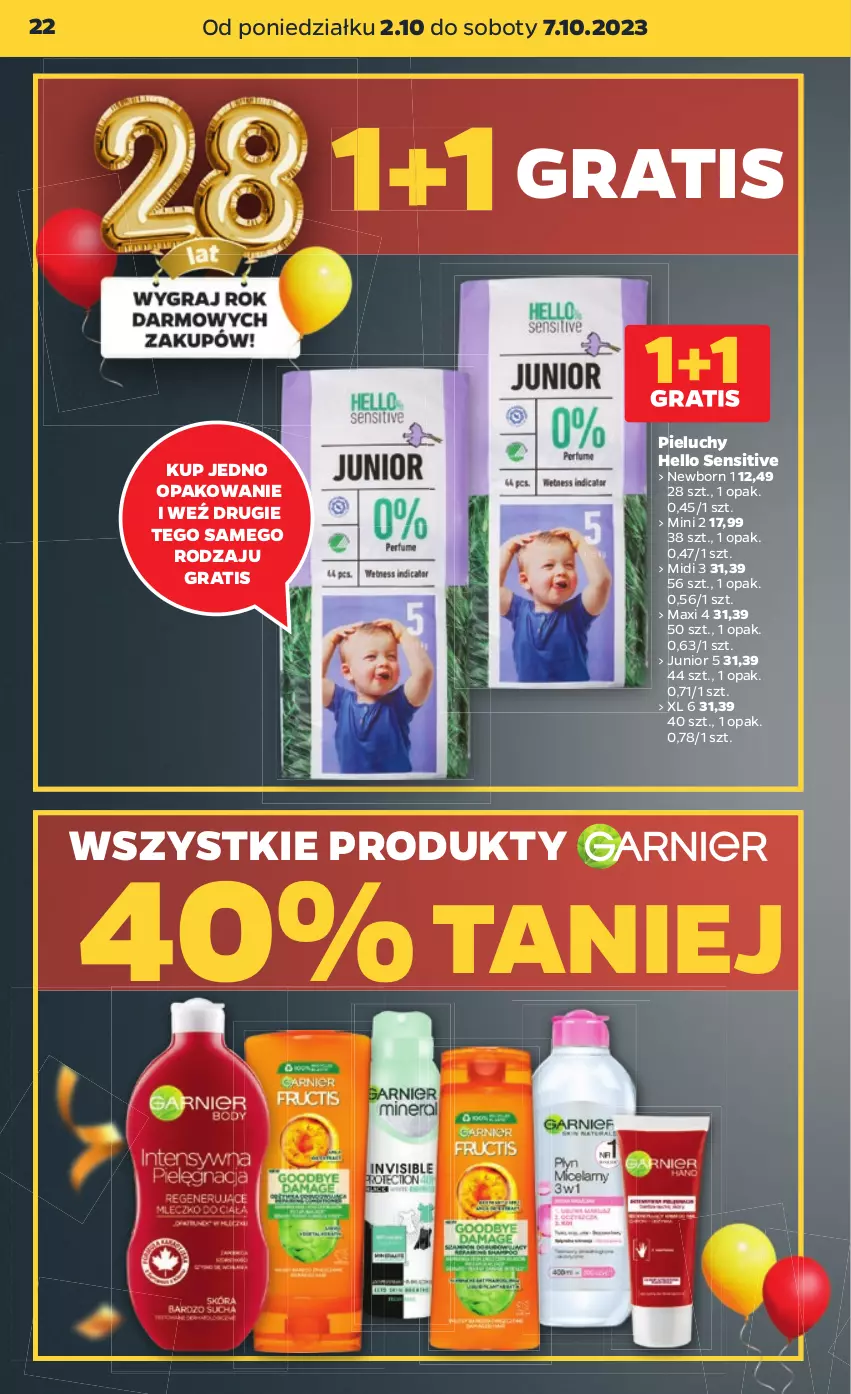 Gazetka promocyjna Netto - Artykuły spożywcze - ważna 02.10 do 07.10.2023 - strona 22 - produkty: Gra, Pieluchy