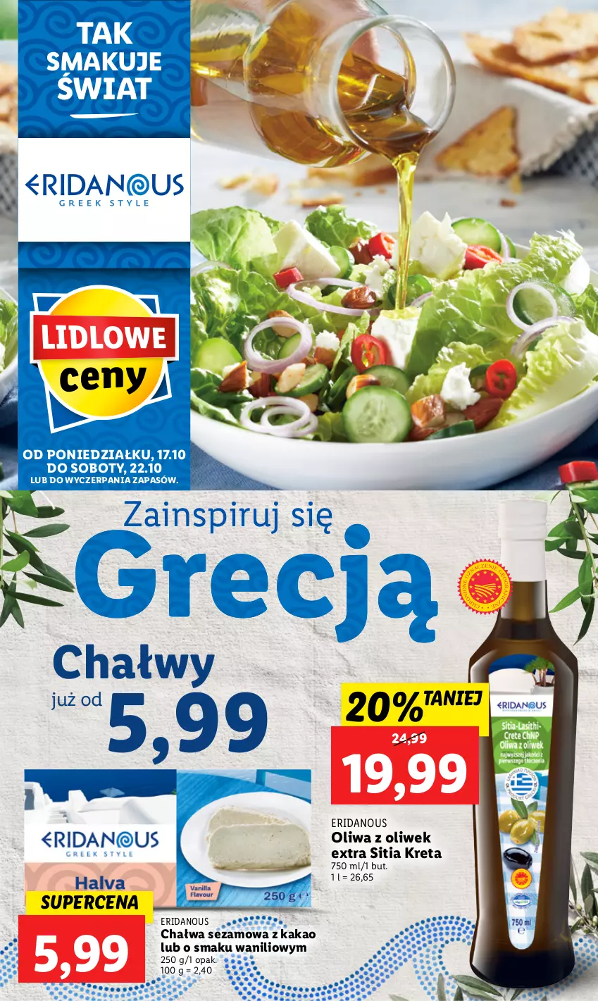 Gazetka promocyjna Lidl - GAZETKA - ważna 17.10 do 22.10.2022 - strona 58 - produkty: Chałwa, Kakao, Kret, Oliwa, Oliwa z oliwek, Sezam