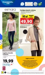 Gazetka promocyjna Lidl - GAZETKA - Gazetka - ważna od 22.10 do 22.10.2022 - strona 6 - produkty: Top, Por, Gin, Kardigan, Rajstopy, Sport, Legginsy