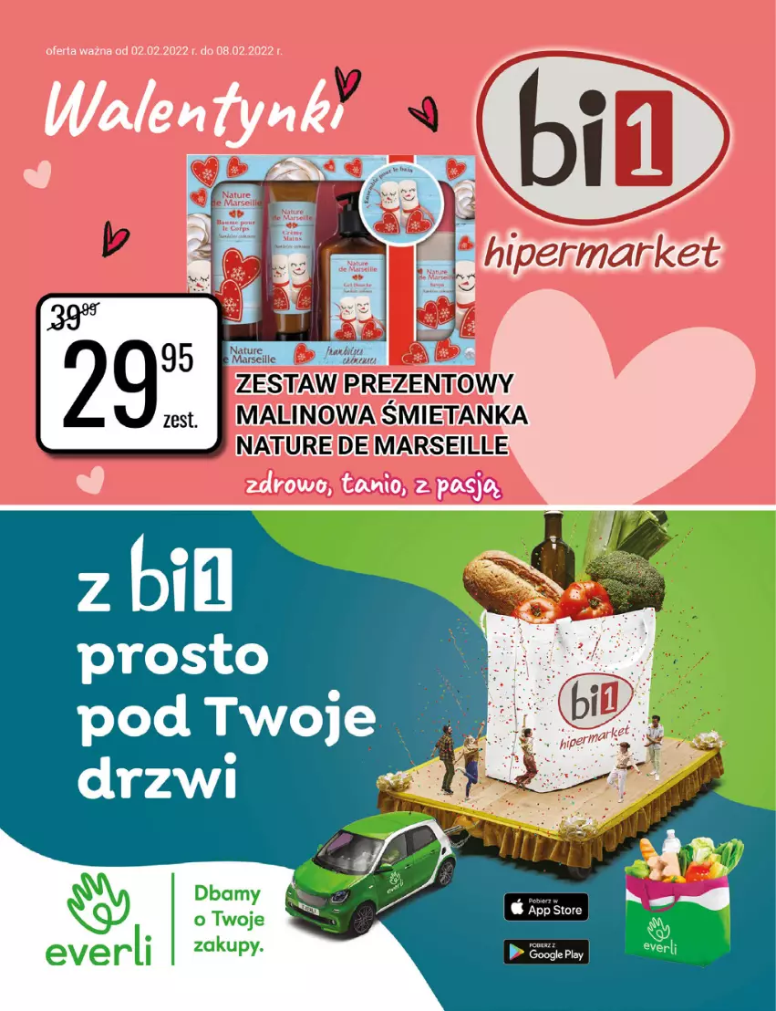 Gazetka promocyjna Bi1 - Walentynki - ważna 02.02 do 08.02.2022 - strona 1