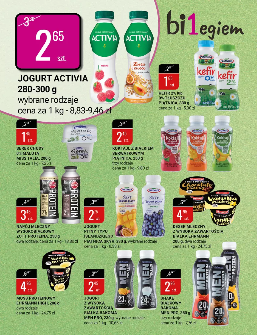 Gazetka promocyjna Bi1 - Walentynki - ważna 02.02 do 08.02.2022 - strona 4 - produkty: Bakoma, Isla, Jogurt, Kefir, Mus, Napój, Napój mleczny, Piątnica, Ser, Serek, Sok, Zott