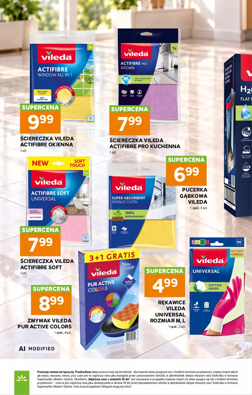 Gazetka promocyjna Stokrotka - Supermarket - ważna 08.10 do 14.10.2026 - strona 58 - produkty: Pur, Rękawice, Vileda