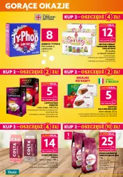 Gazetka promocyjna Dealz - DEAL DO KOSZYCZKA! - Gazetka - ważna od 10.04 do 10.04.2023 - strona 2 - produkty: Ciastka, Nutella, Ryż, Gra, Cukier, Kawa ziarnista, Kawa mielona, Kawa, Tarta, Teekanne, Cukierki, Cappuccino, Gimoka, Alcon, Herbata, LG