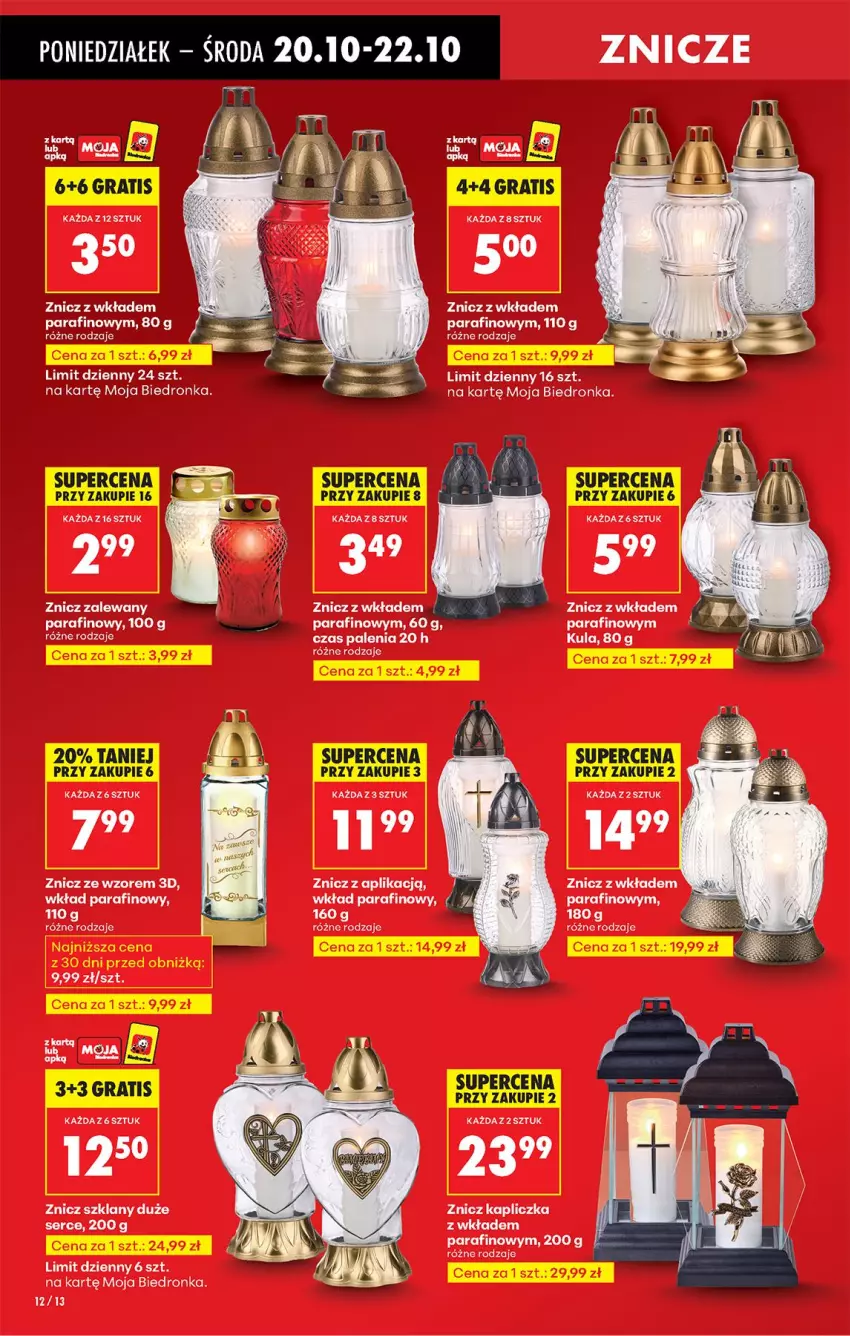 Gazetka promocyjna Biedronka - Od Poniedziałku - ważna 20.10 do 25.10.2025 - strona 14 - produkty: Gra, HP, Ser, Znicz