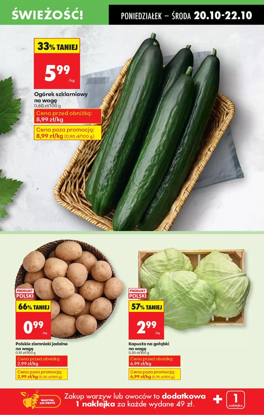 Gazetka promocyjna Biedronka - Od Poniedziałku - ważna 20.10 do 25.10.2025 - strona 17 - produkty: Fa, Ogórek, Ziemniaki