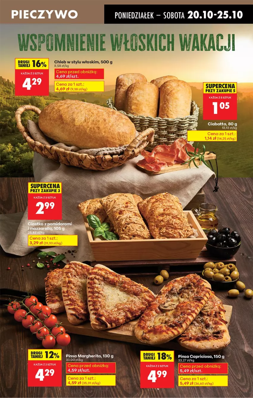 Gazetka promocyjna Biedronka - Od Poniedziałku - ważna 20.10 do 25.10.2025 - strona 27 - produkty: Chleb, Ciabatta, Palma