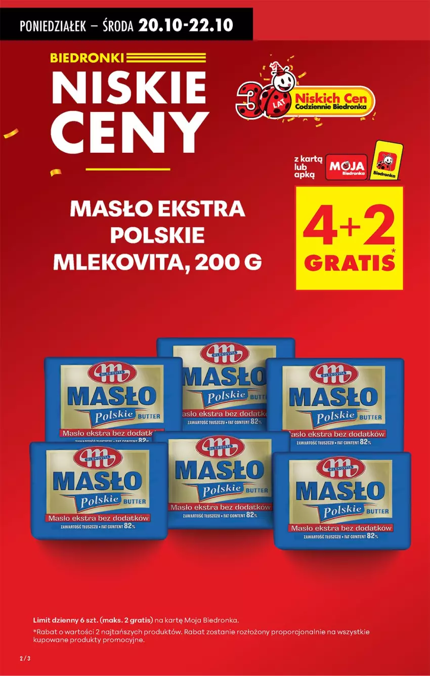 Gazetka promocyjna Biedronka - Od Poniedziałku - ważna 20.10 do 25.10.2025 - strona 4 - produkty: Gra, Masło, Mleko, Mlekovita, Por