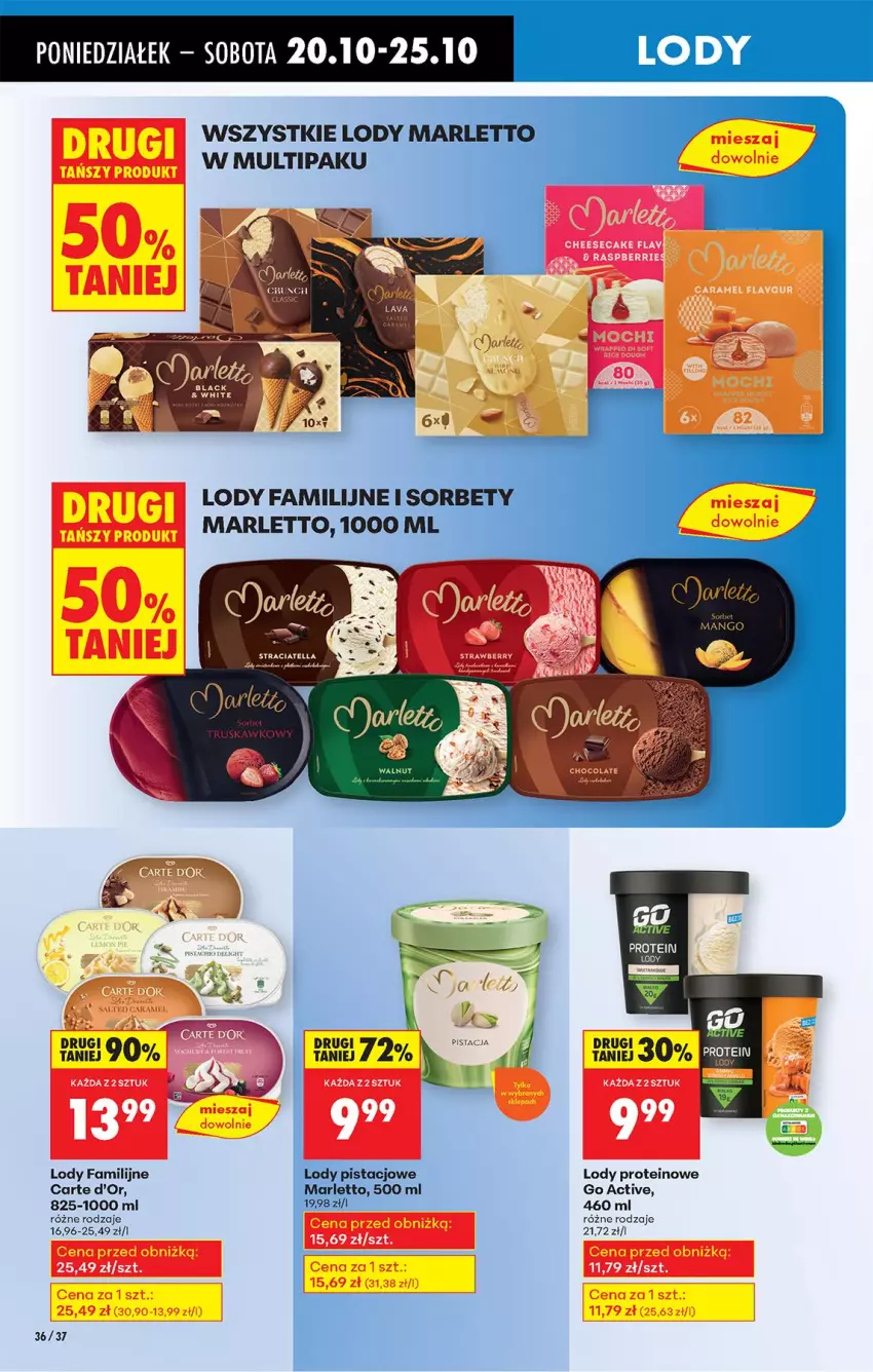 Gazetka promocyjna Biedronka - Od Poniedziałku - ważna 20.10 do 25.10.2025 - strona 44 - produkty: Carte d'Or, Fa, Lody