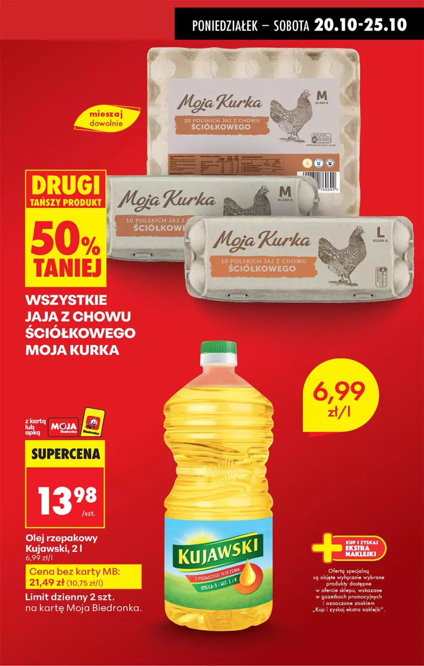 Gazetka promocyjna Biedronka - Od Poniedziałku - ważna 20.10 do 25.10.2025 - strona 5 - produkty: Jaja