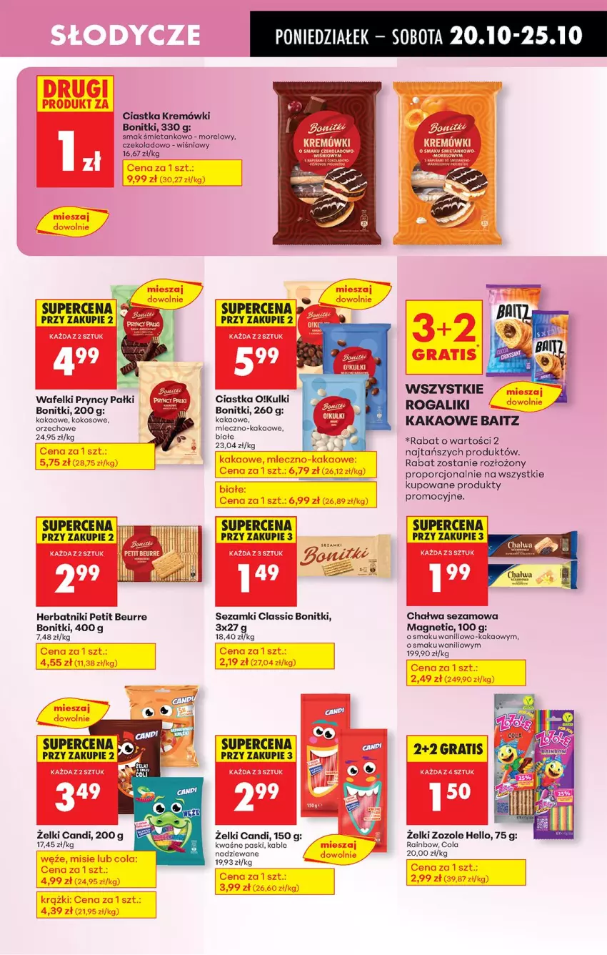 Gazetka promocyjna Biedronka - Od Poniedziałku - ważna 20.10 do 25.10.2025 - strona 53 - produkty: Bonitki, Ciastka, Gra, Herbatniki, Herbatniki Petit Beurre, Kakao, Kokos, Por, Rogal, Sezam