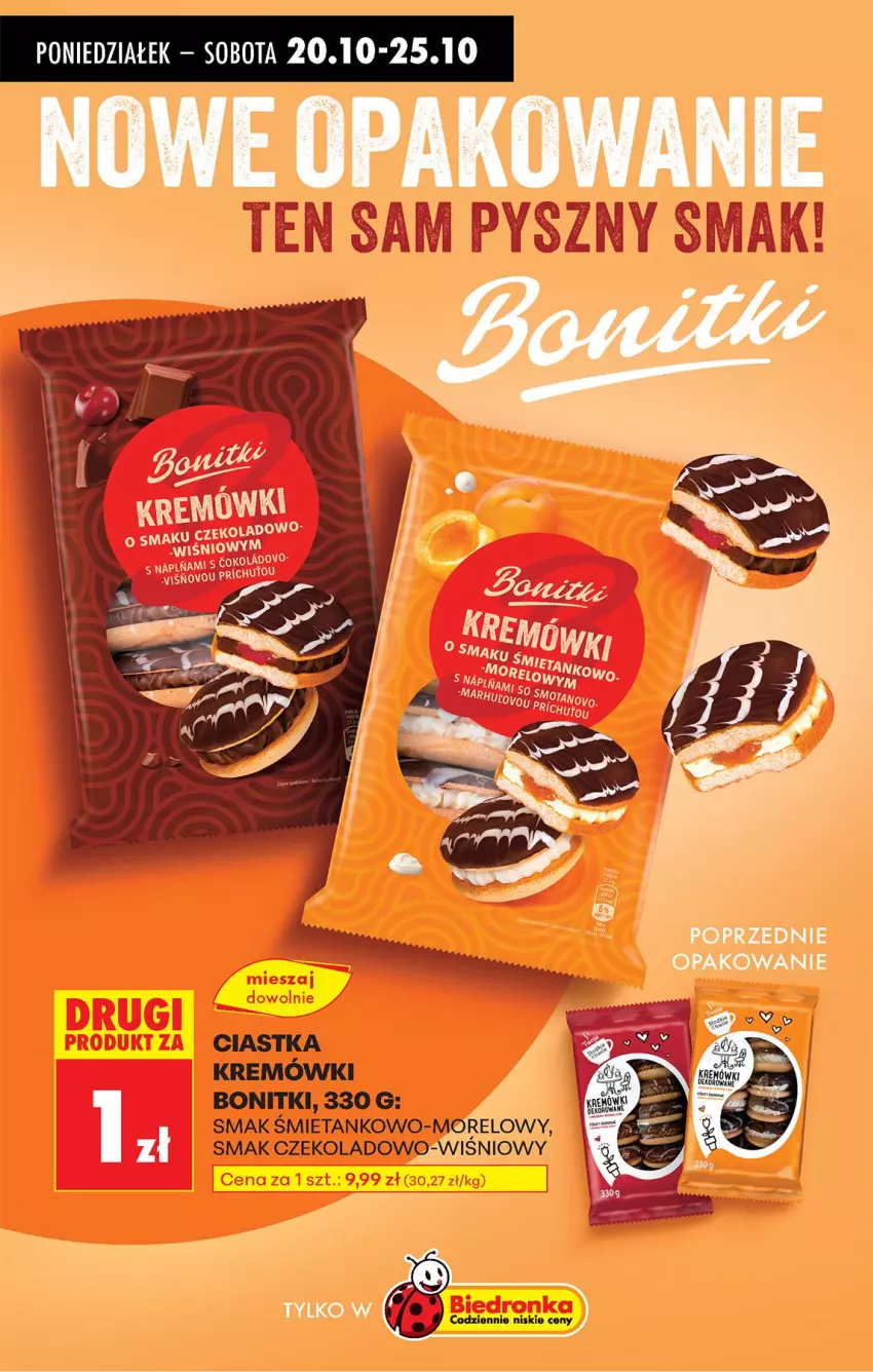 Gazetka promocyjna Biedronka - Od Poniedziałku - ważna 20.10 do 25.10.2025 - strona 54 - produkty: Bonitki, Ciastka