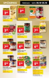 Gazetka promocyjna Biedronka - Od Poniedziałku - Gazetka - ważna od 25.10 do 25.10.2025 - strona 49 - produkty: Chrzan, Majonez, Makaron, Krakus, Mięso w słoiku, Sos, Bell, Winiary, Pasztet, Dżem, Flaki, Pomidory, Flaki wołowe, Mięso