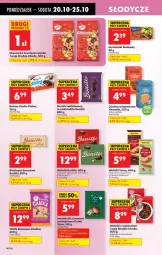 Gazetka promocyjna Biedronka - Od Poniedziałku - Gazetka - ważna od 25.10 do 25.10.2025 - strona 56 - produkty: Piernik, Ciastka, Ser, Stek, Bonitki, Wafle, Herbatniki, Baton, Danio, Deser, Kakao, Biszkopty, Kinder