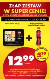 Gazetka promocyjna Biedronka - Od Poniedziałku - Gazetka - ważna od 25.10 do 25.10.2025 - strona 85 - produkty: Gin, Napój gazowany, Sushi, Napój