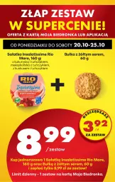 Gazetka promocyjna Biedronka - Od Poniedziałku - Gazetka - ważna od 25.10 do 25.10.2025 - strona 86 - produkty: Sałatka, Ser, Kuskus, Sałat, Tuńczyk, Bułka