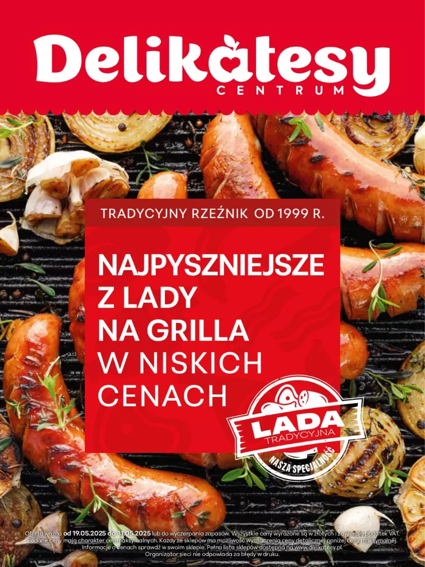 Gazetka promocyjna Delikatesy Centrum - Katalog LADA DC21-DC22 - ważna 19.05 do 31.05.2025 - strona 1 - produkty: Grill