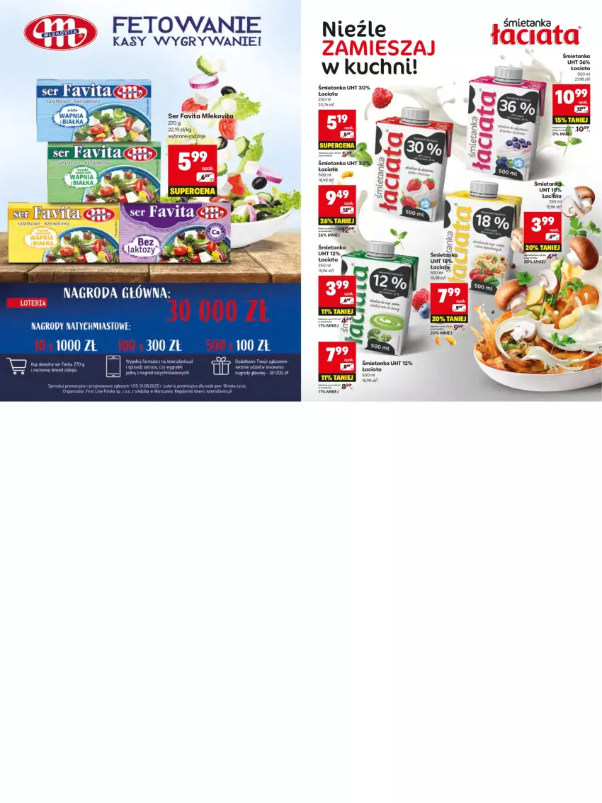 Gazetka promocyjna Delikatesy Centrum - Katalog LADA DC21-DC22 - ważna 19.05 do 31.05.2025 - strona 17 - produkty: Fa, Favita, Mleko, Sałat, Ser, Sok