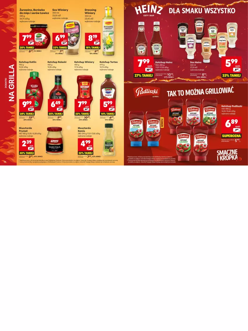 Gazetka promocyjna Delikatesy Centrum - Katalog LADA DC21-DC22 - ważna 19.05 do 31.05.2025 - strona 19 - produkty: Borówka, Heinz, Kamis, Ketchup, Kotlin, Mus, Musztarda, Por, Prymat, Rum, Ser, Sos, Winiary