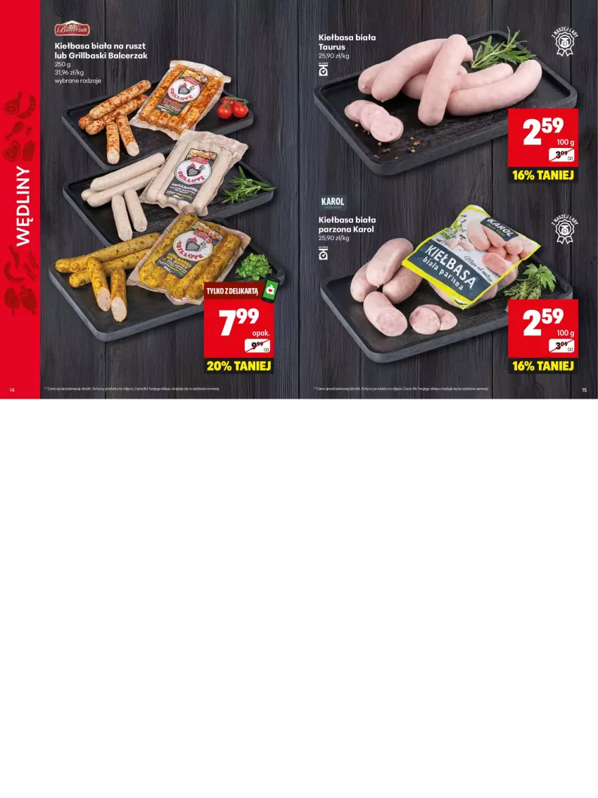 Gazetka promocyjna Delikatesy Centrum - Katalog LADA DC21-DC22 - ważna 19.05 do 31.05.2025 - strona 8 - produkty: Fa, Grill, Kiełbasa, Kiełbasa biała