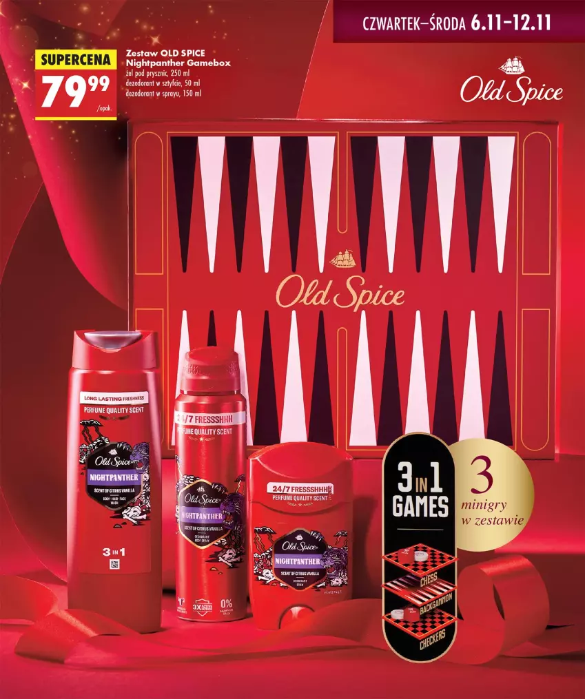 Gazetka promocyjna Biedronka - Twoje Piękne Strony - ważna 06.11 do 13.11.2025 - strona 15 - produkty: Dezodorant, EPEE, Gry, Mus, Old Spice, Perfum