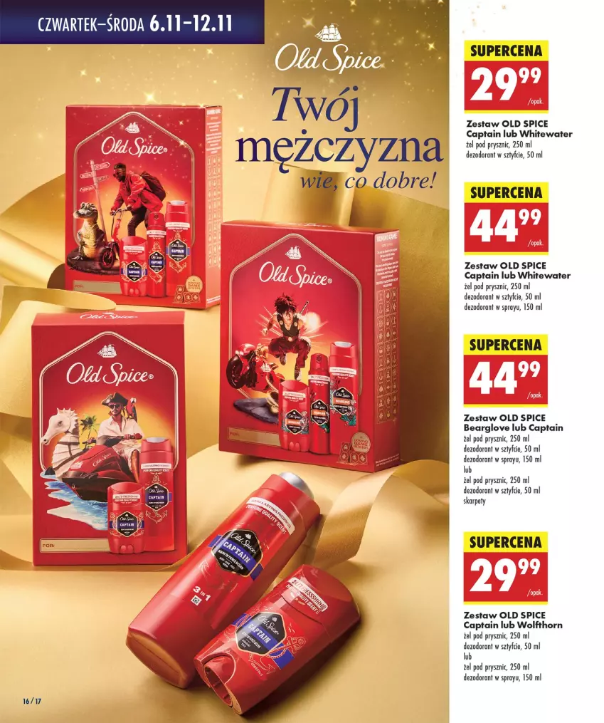Gazetka promocyjna Biedronka - Twoje Piękne Strony - ważna 06.11 do 13.11.2025 - strona 16 - produkty: Dezodorant, Karp, Old Spice