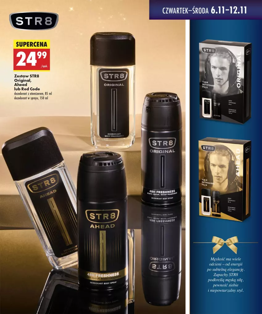 Gazetka promocyjna Biedronka - Twoje Piękne Strony - ważna 06.11 do 13.11.2025 - strona 17 - produkty: Body, Dezodorant, Gin, Gra, Str8