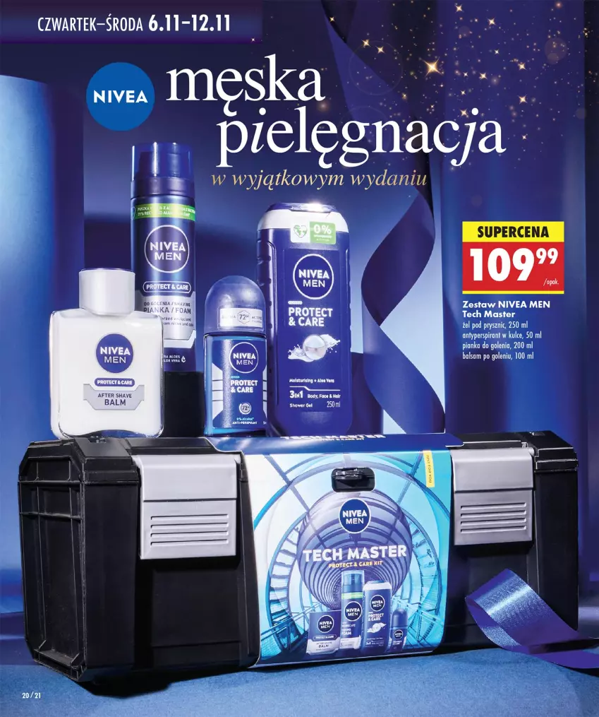 Gazetka promocyjna Biedronka - Twoje Piękne Strony - ważna 06.11 do 13.11.2025 - strona 20 - produkty: Antyperspirant, Balsam po goleniu, Body, Fa, Nivea, Nivea Men, Pianka do golenia